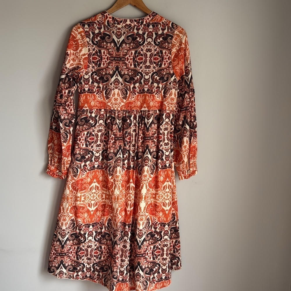 Anthropologie Agua Bendita Elayna Midi Dress Small - Picture 4 of 14